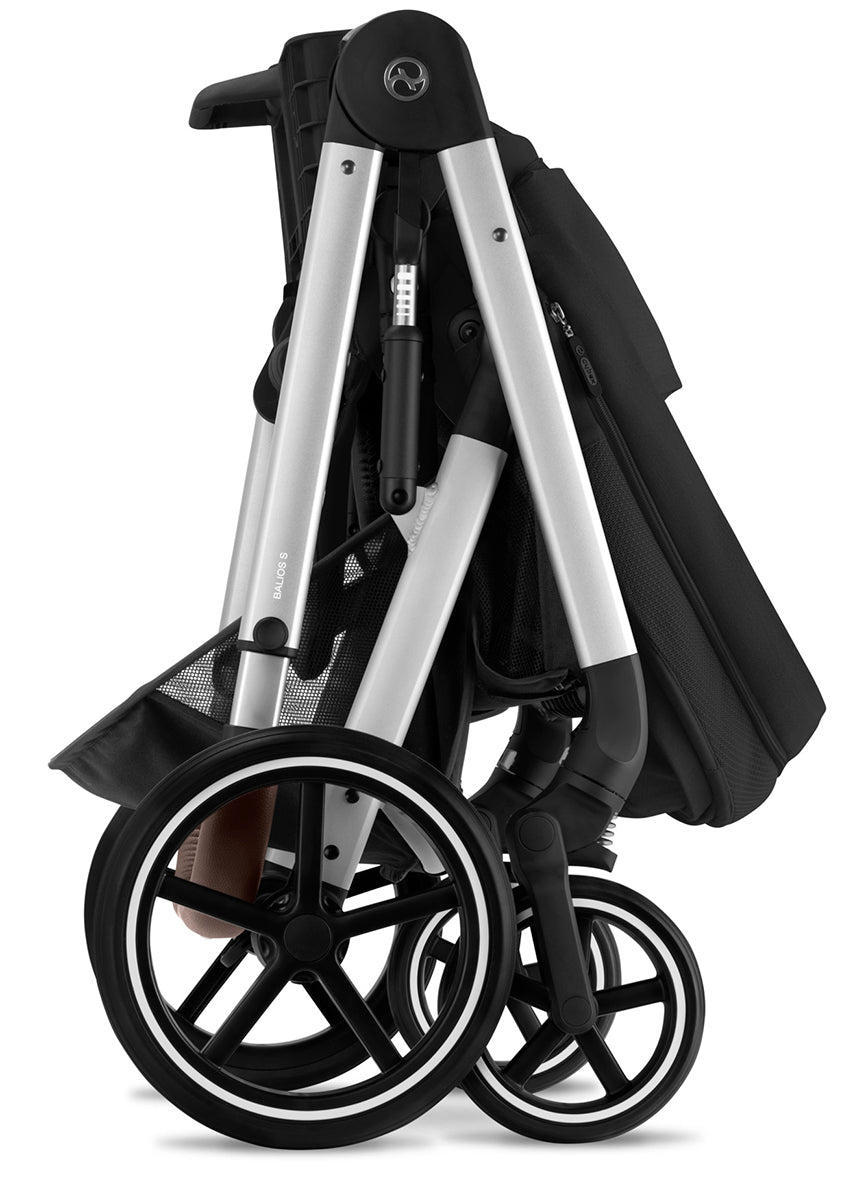 Cybex Balios S Lux 2 Stroller - Silver Frame / Moon Black