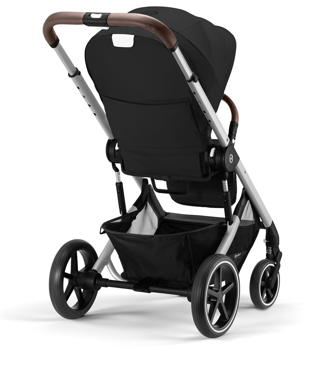 Cybex Balios S Lux 2 Stroller - Silver Frame / Moon Black