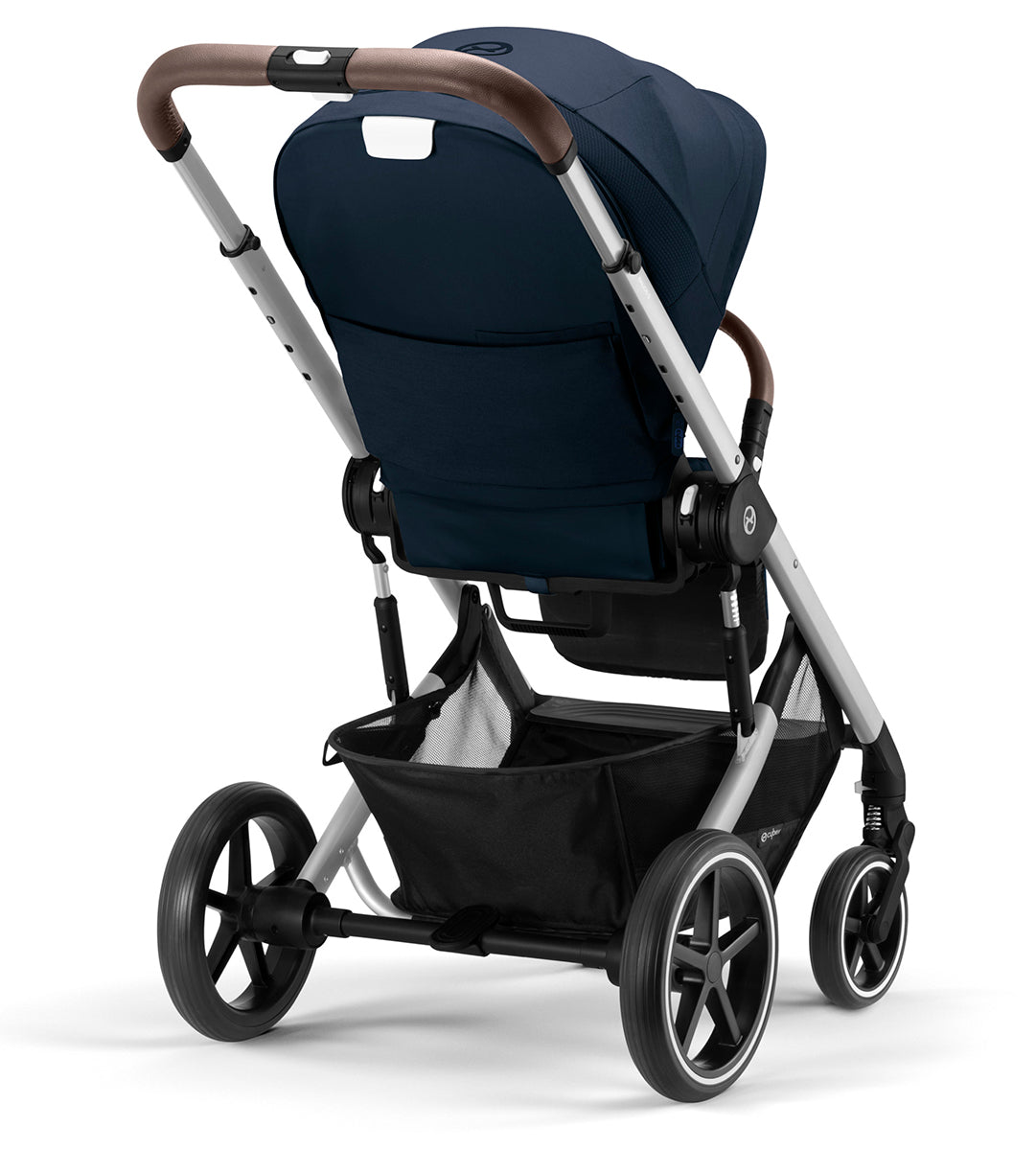 Cybex Balios S Lux 2 Stroller - Silver Frame / Ocean Blue