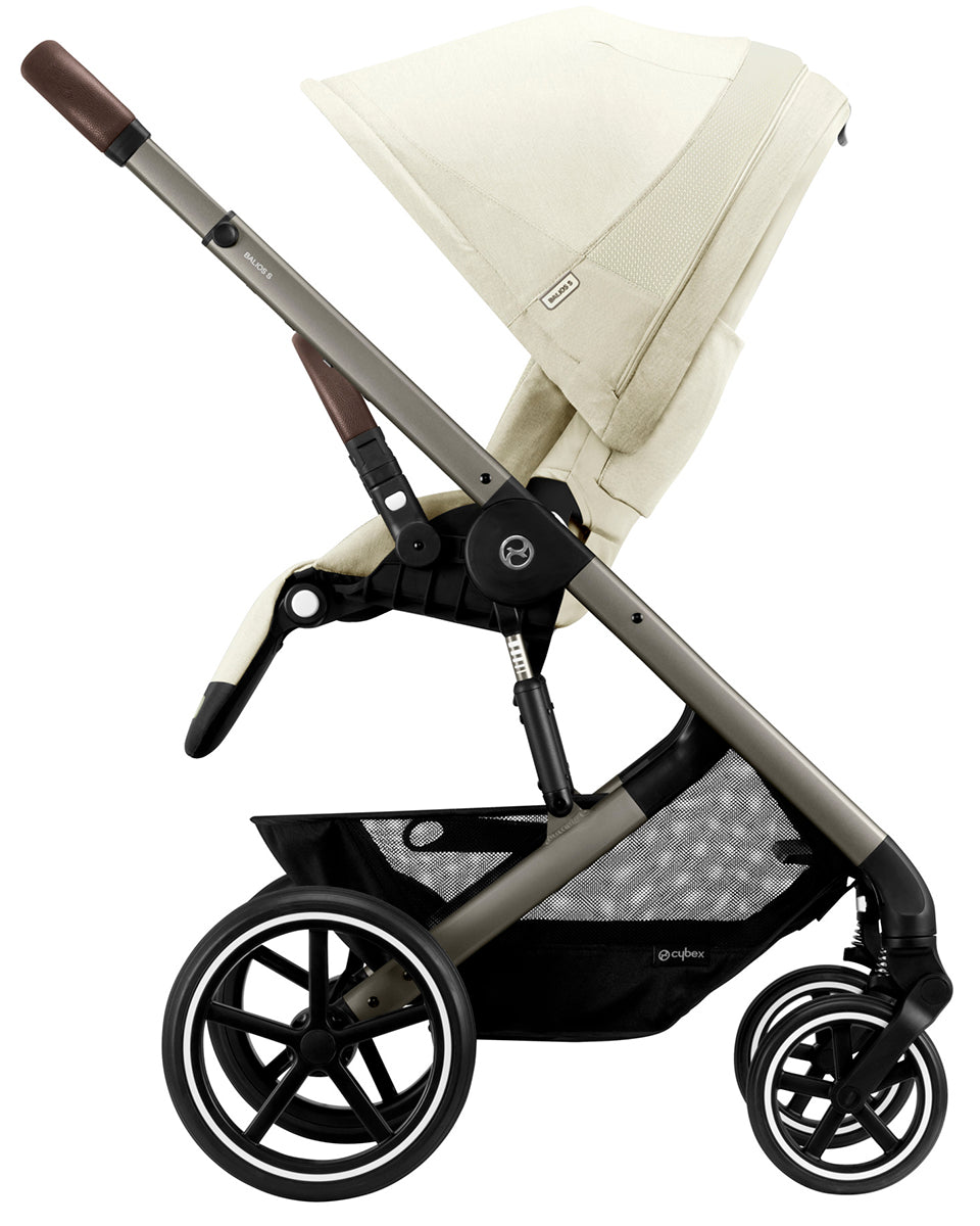 Cybex Balios S Lux 2 Stroller - Taupe Frame / Seashell Beige