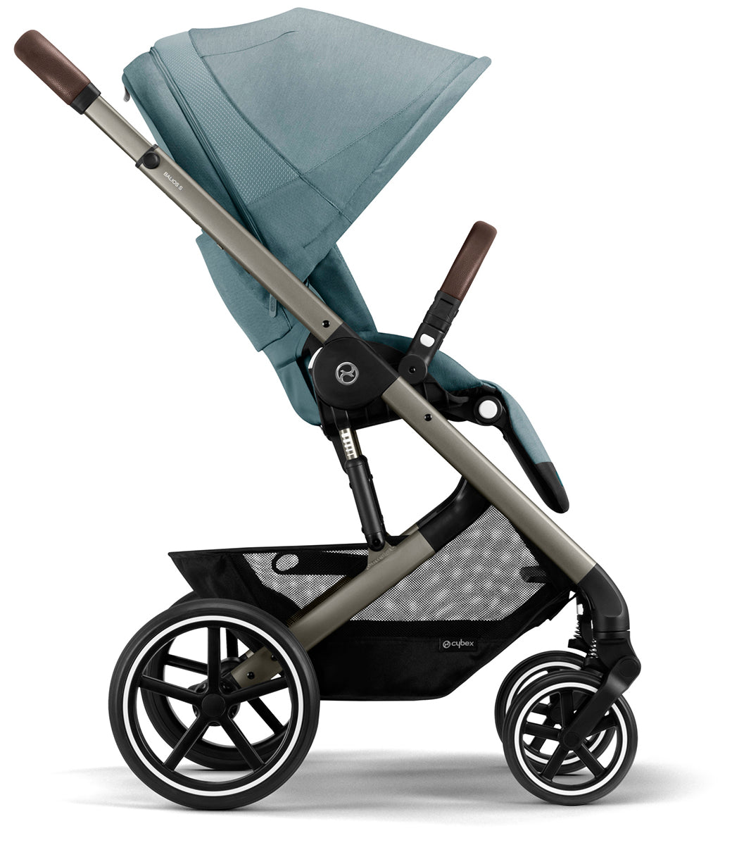 Cybex Balios S Lux 2 Stroller - Taupe Frame / Sky Blue