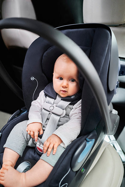 Cybex Cloud G Basic Comfort Extend Reclining Infant Car Seat with Anti-Rebound Bar - Lava Grey