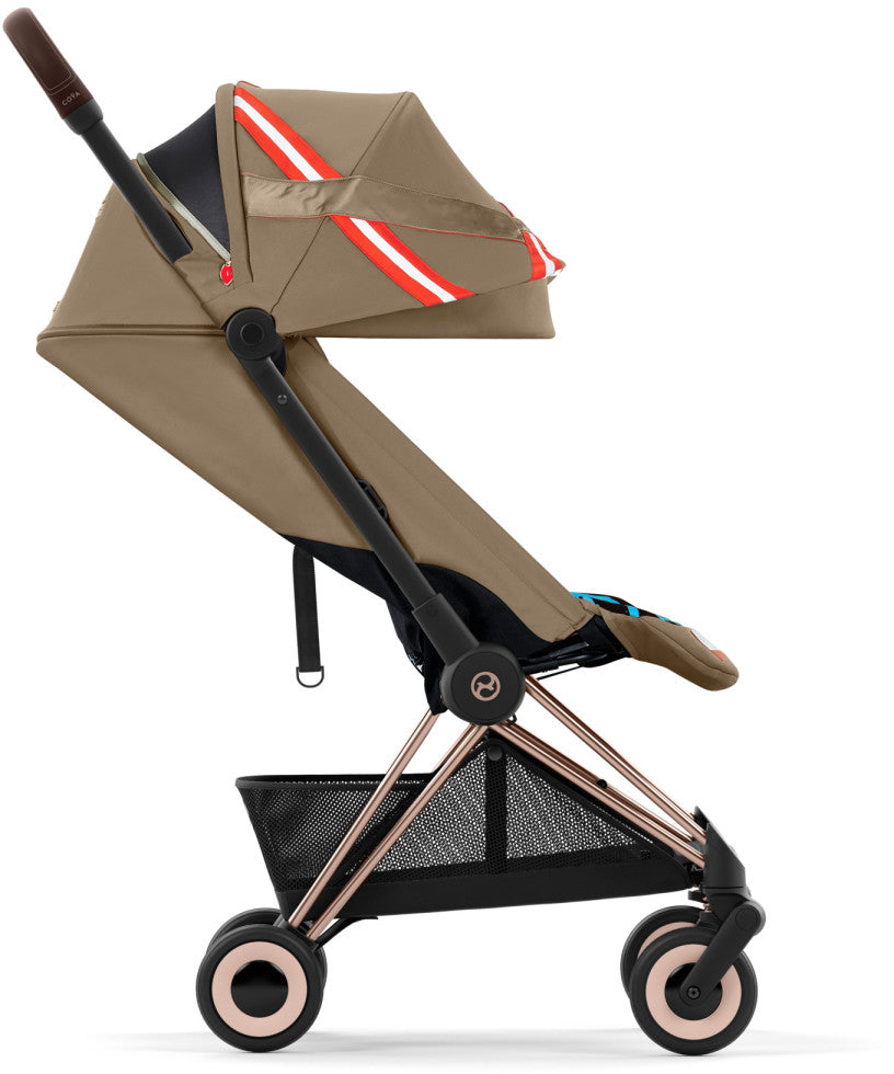 Cybex COYA Compact Stroller - KK One Love / Rose Gold