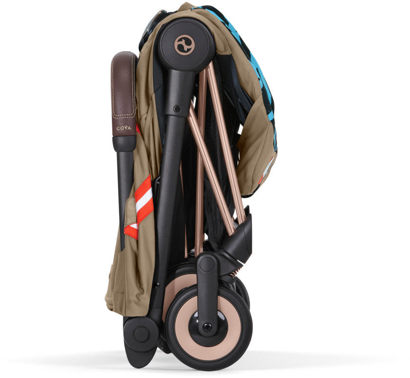 Cybex COYA Compact Stroller - KK One Love / Rose Gold