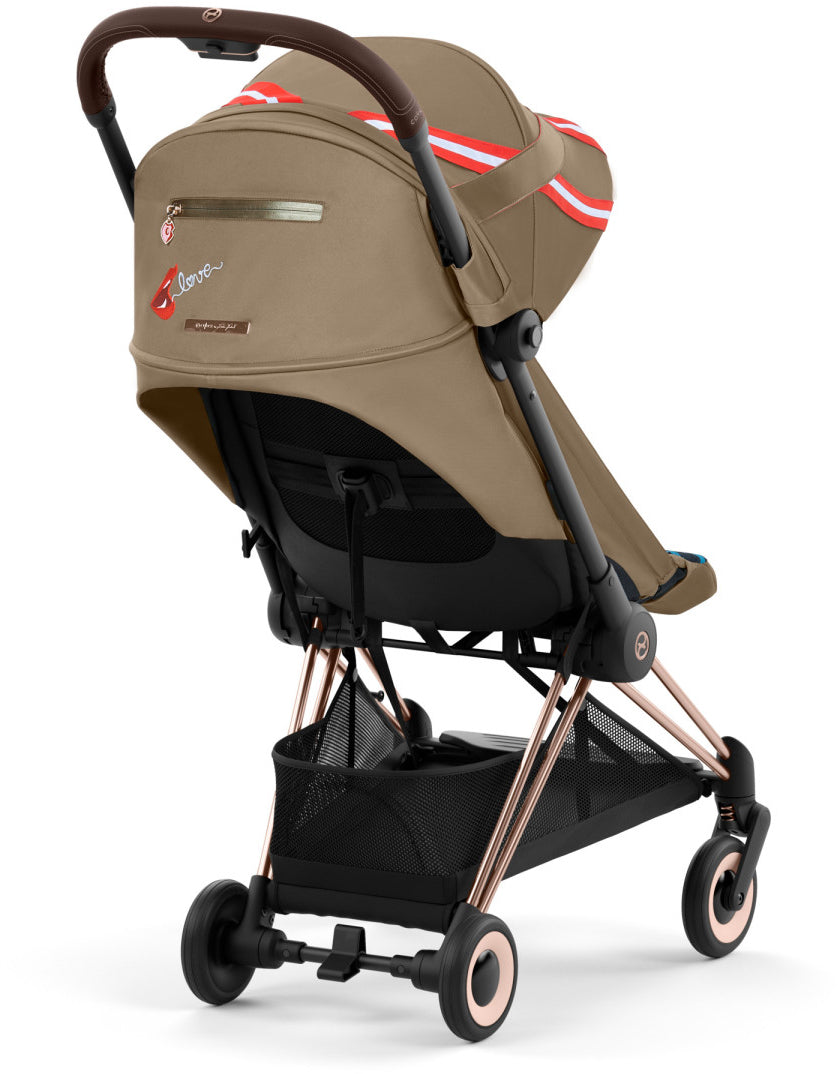 Cybex COYA Compact Stroller - KK One Love / Rose Gold