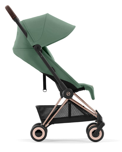 Cybex COYA Compact Stroller - Rose Gold / Leaf Green