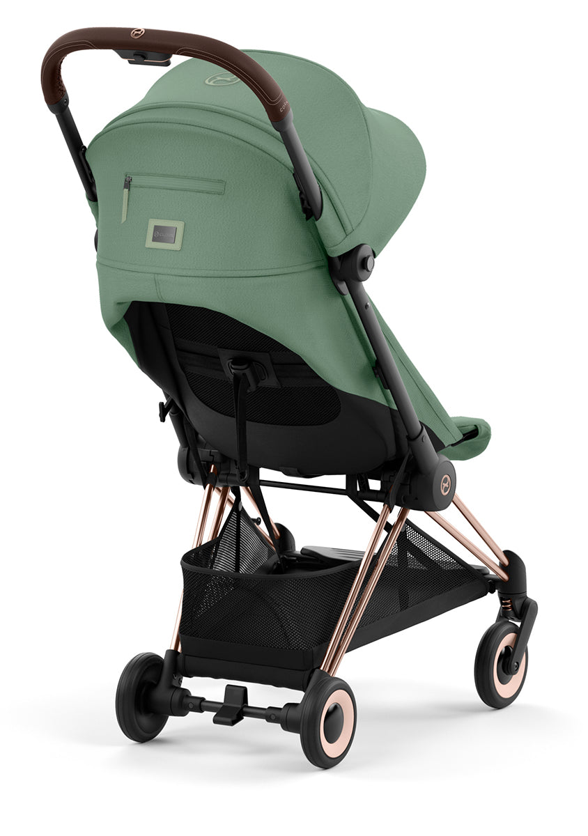 Cybex COYA Compact Stroller - Rose Gold / Leaf Green