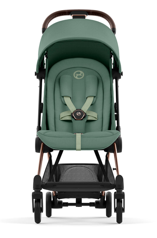 Cybex COYA Compact Stroller - Rose Gold / Leaf Green