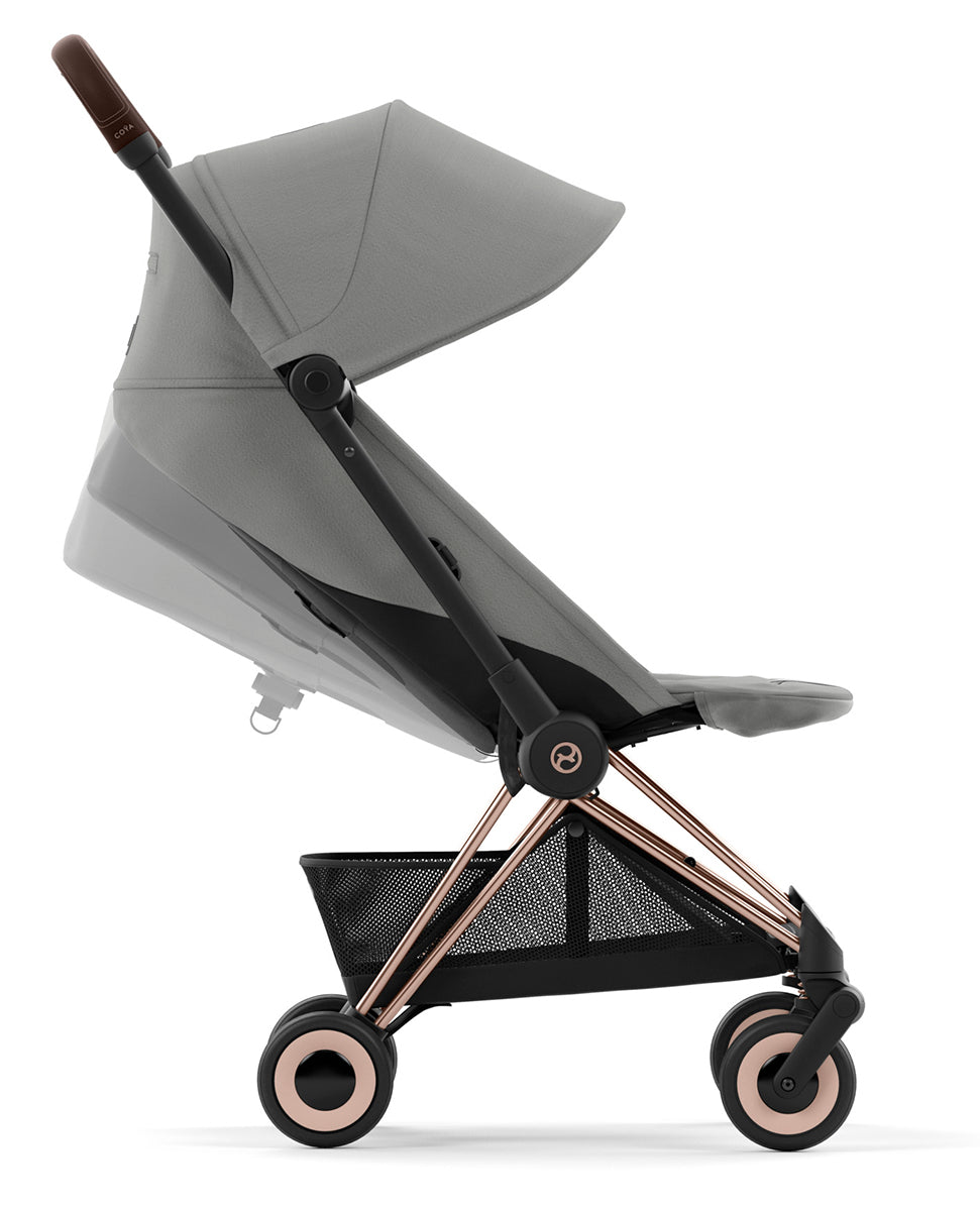 Cybex COYA Compact Stroller - Rose Gold / Mirage Grey