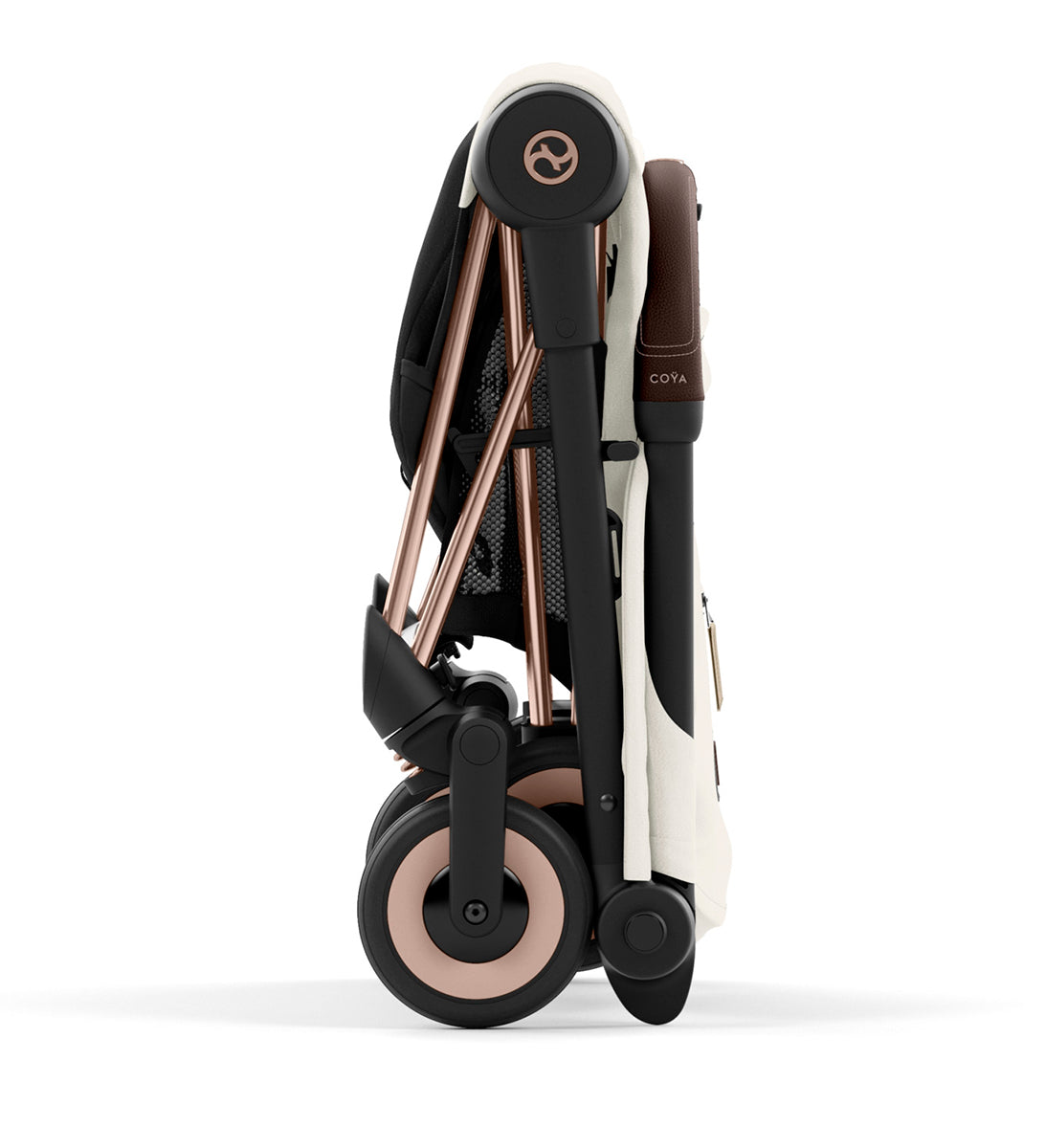 Cybex COYA Compact Stroller - Rose Gold / Off White