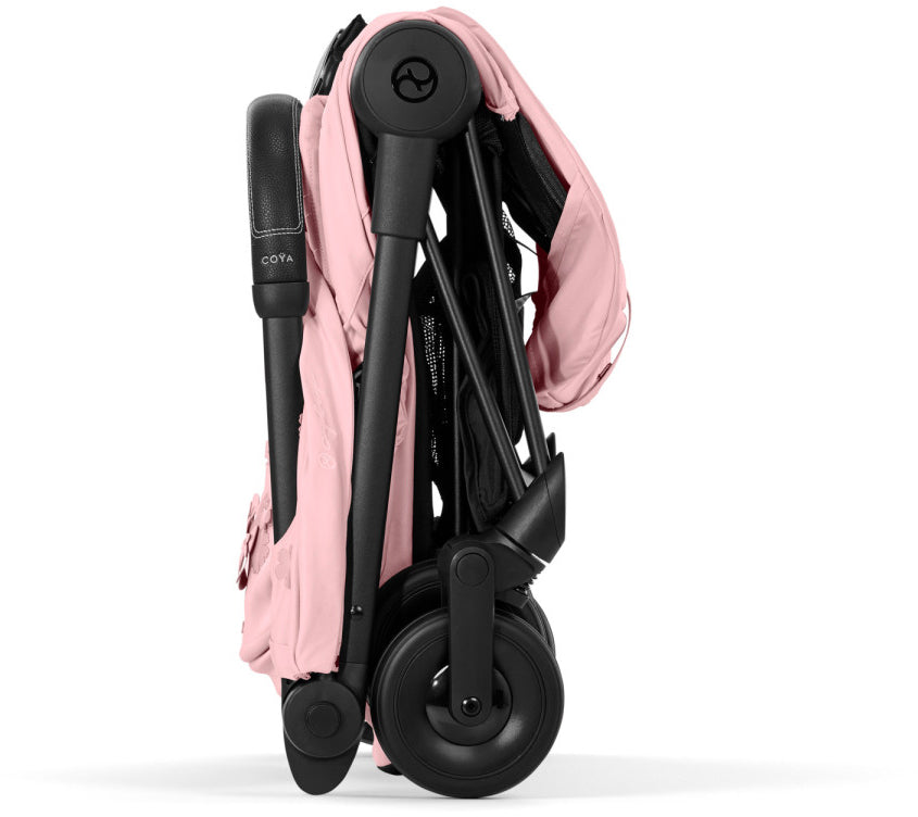 Cybex COYA Compact Stroller - Simply Flowers - Pink / Matte Black