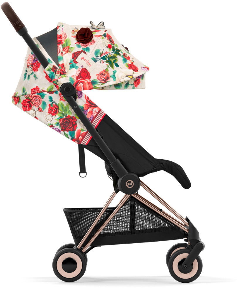 Cybex COYA Compact Stroller - Spring Blossom - Light Beige