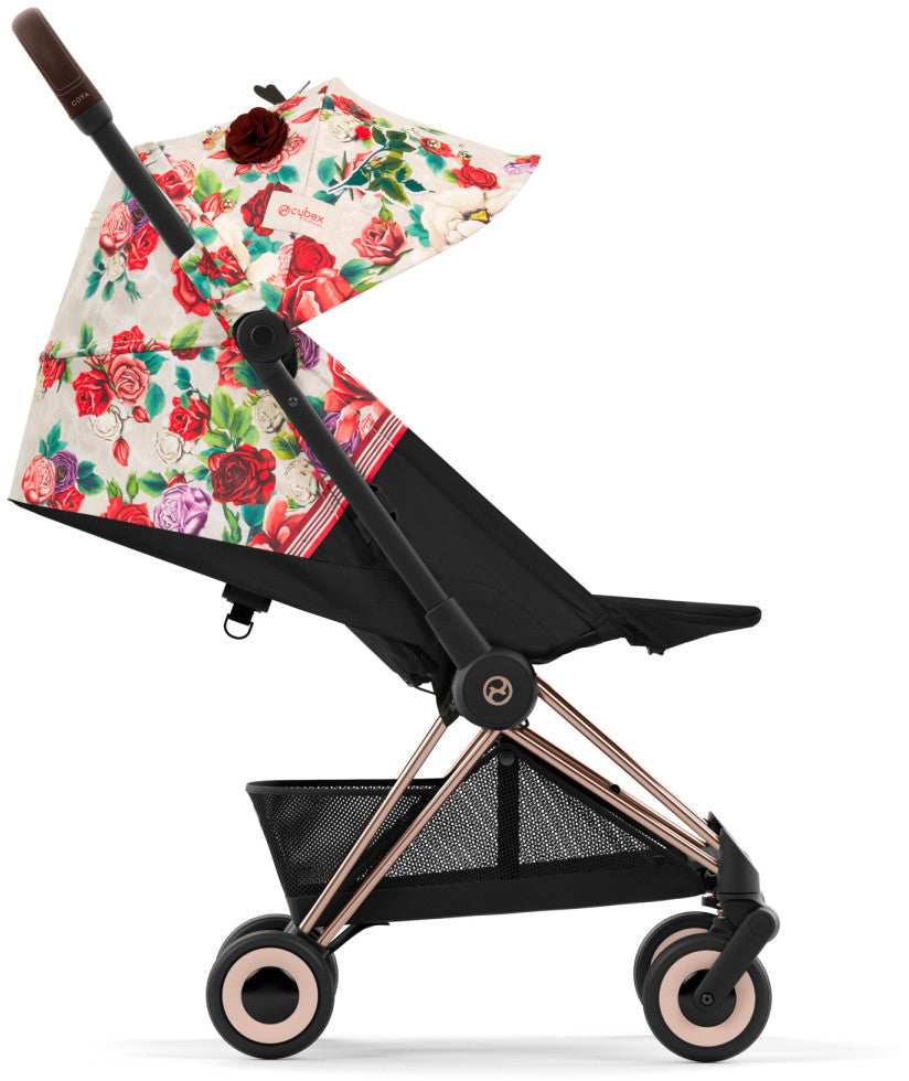 Cybex COYA Compact Stroller - Spring Blossom - Light Beige