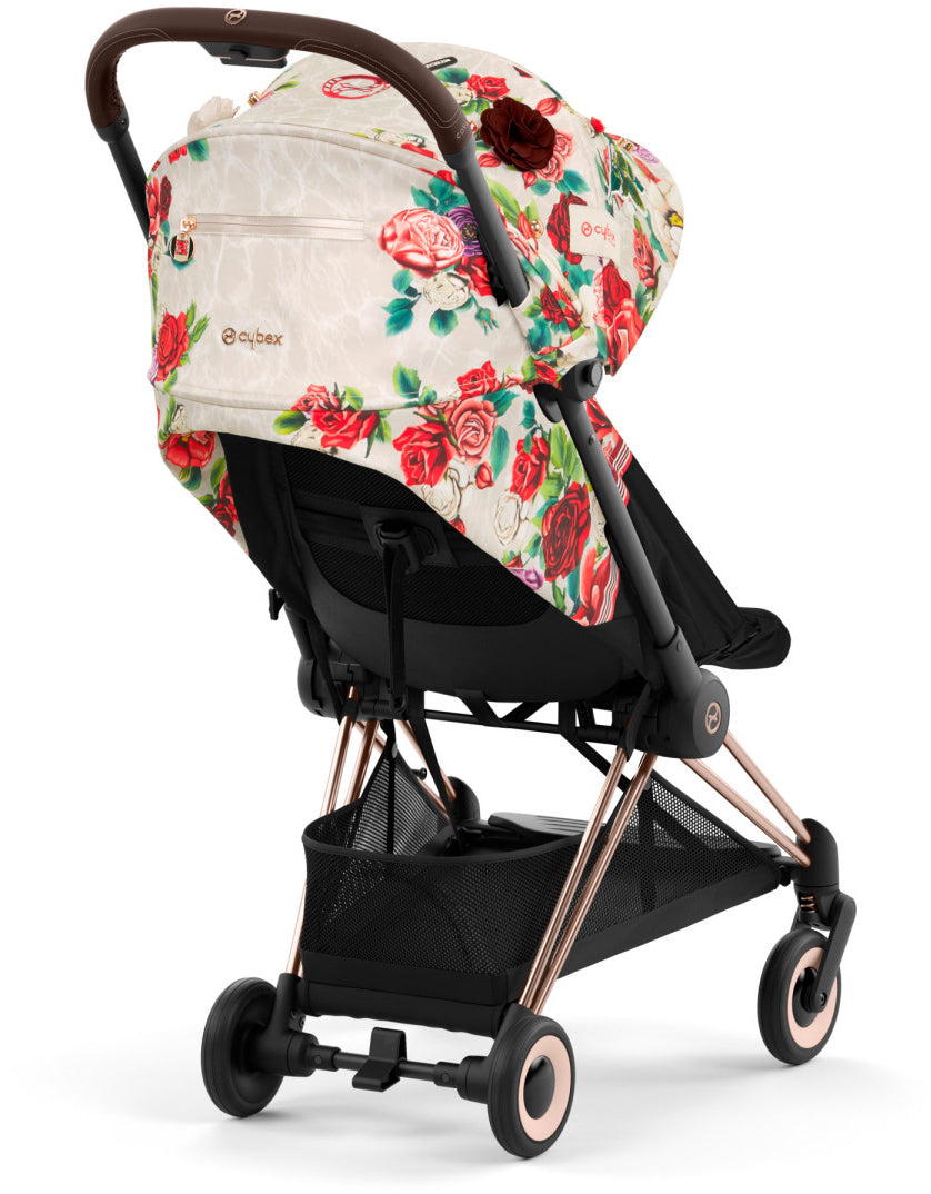 Cybex COYA Compact Stroller - Spring Blossom - Light Beige