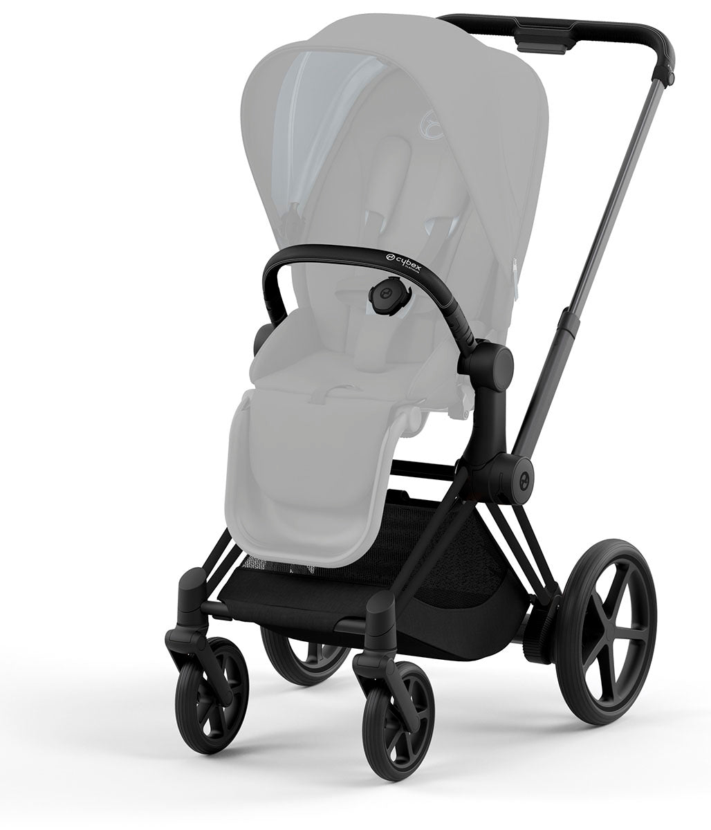 Cybex ePriam 2 Stroller Frame - Matte Black / Black