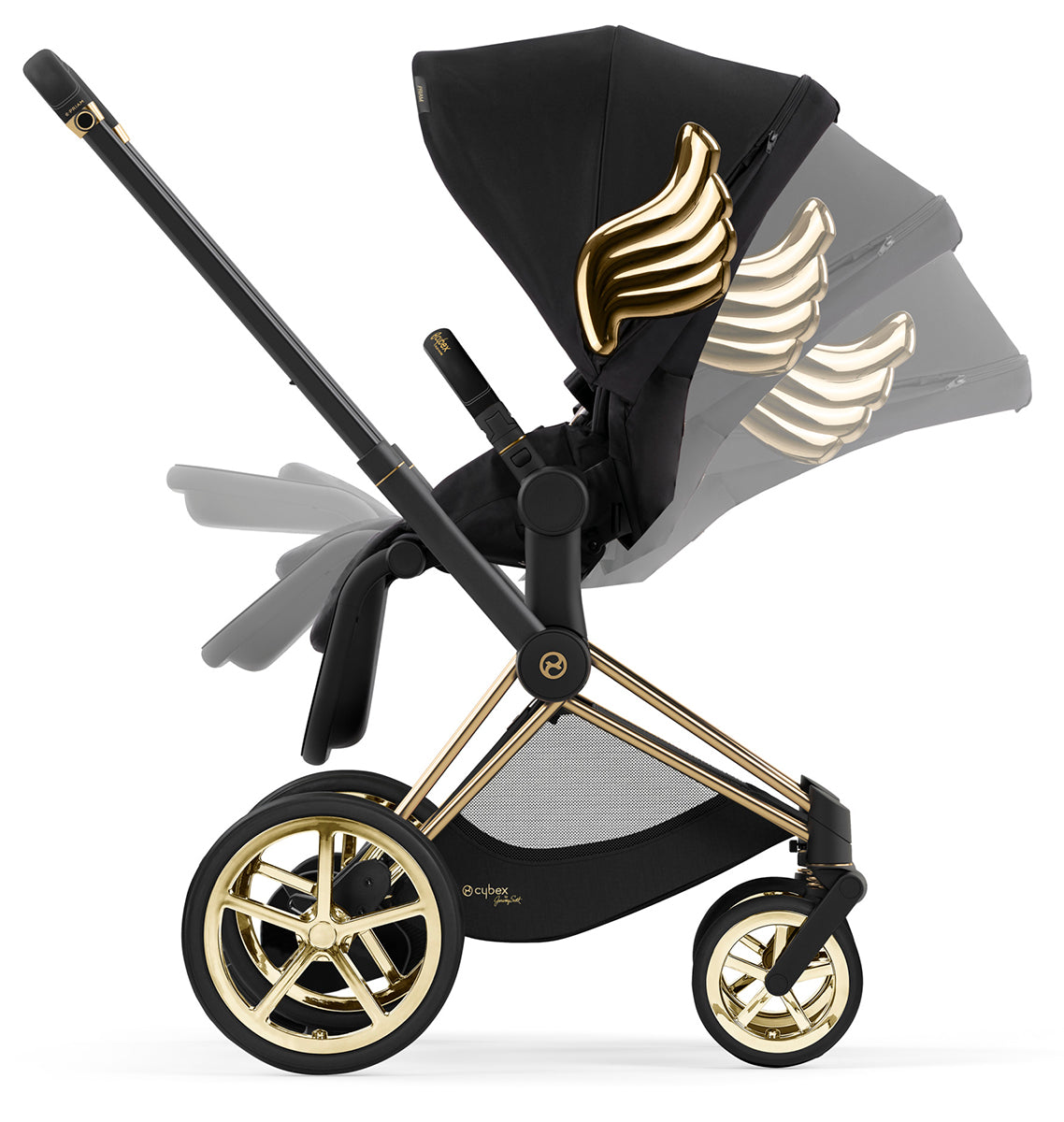 Cybex ePriam 2 Stroller (One Box) - Jeremy Scott Wings