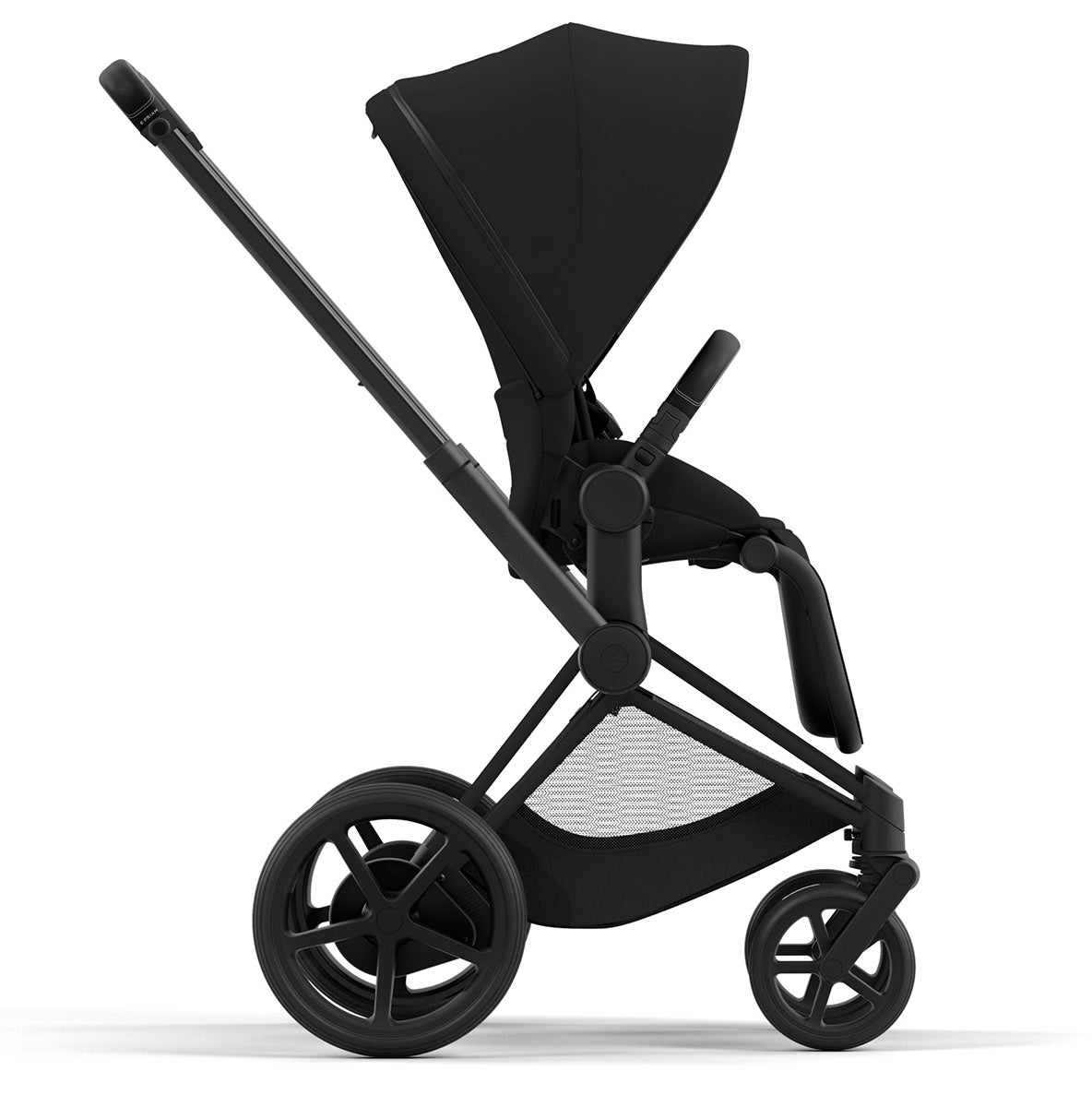 Cybex ePriam 2 Stroller (One Box) - Matte Black / Black / Deep Black