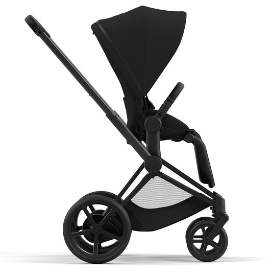 Cybex ePriam 2 Stroller (One Box) - Matte Black / Black / Deep Black