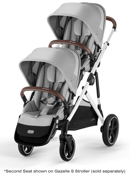 Cybex Gazelle S 2 Second Seat - Silver Frame / Lava Grey