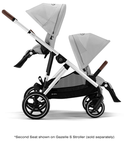 Cybex Gazelle S 2 Second Seat - Silver Frame / Lava Grey