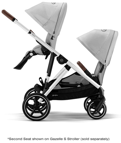 Cybex Gazelle S 2 Second Seat - Silver Frame / Lava Grey