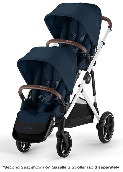 Cybex Gazelle S 2 Second Seat - Silver Frame / Ocean Blue