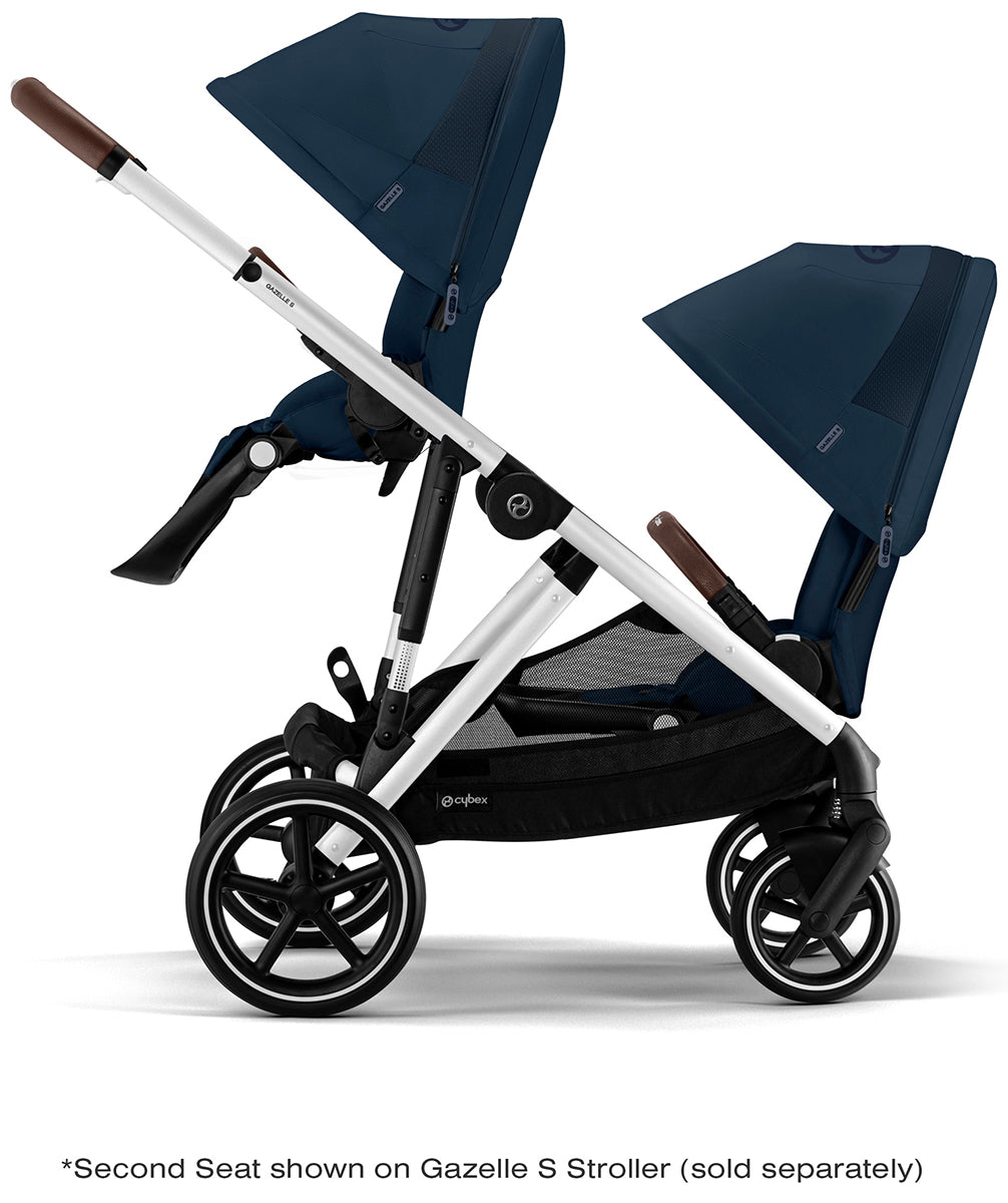 Cybex Gazelle S 2 Second Seat - Silver Frame / Ocean Blue