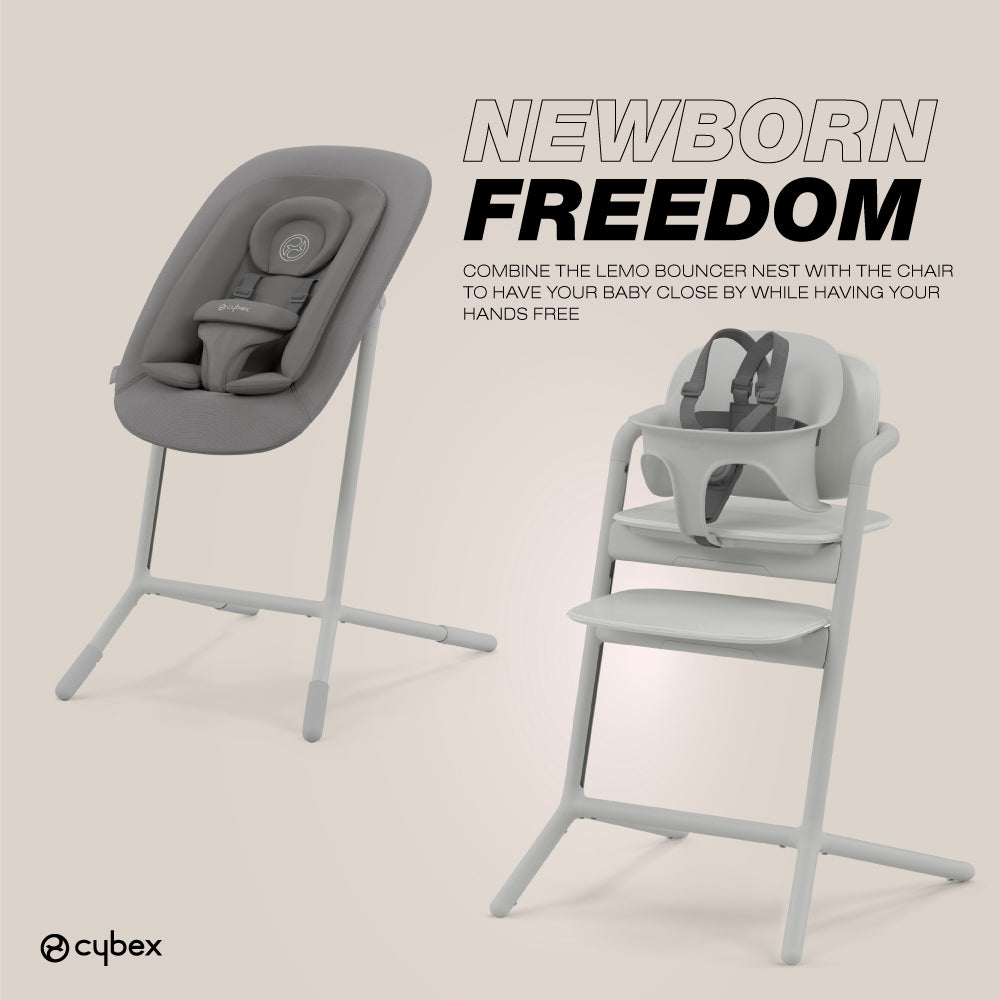 Cybex LEMO 2 High Chair 4-in-1 Set - Suede Grey