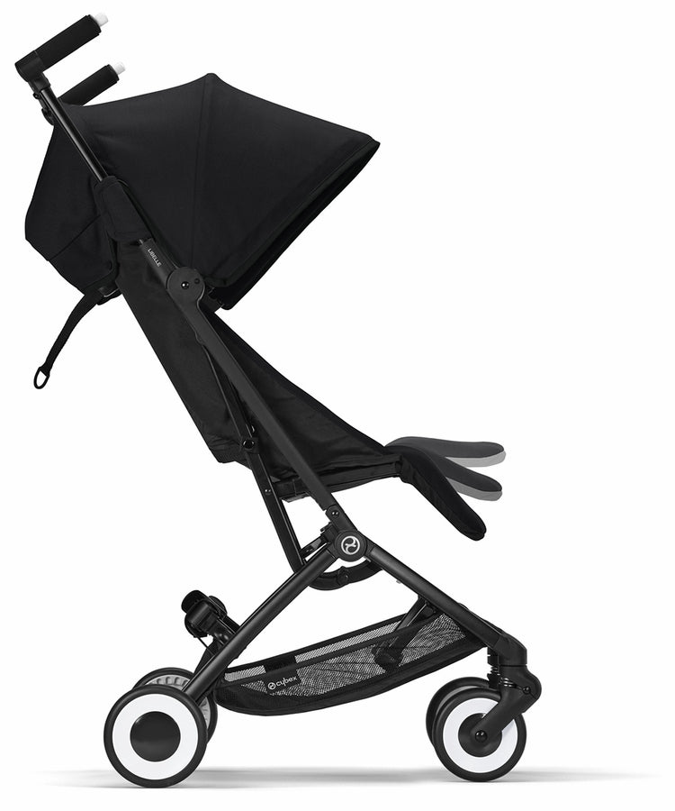 Cybex Libelle 2 + Aton G SensorSafe Travel System Bundle - Moon Black / Moon Black