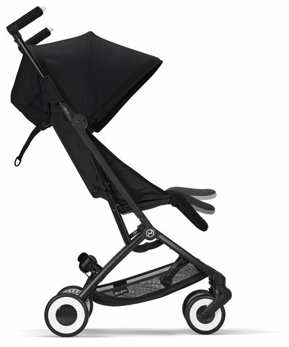 Cybex Libelle 2 + Aton G SensorSafe Travel System Bundle - Fog Grey / Moon Black