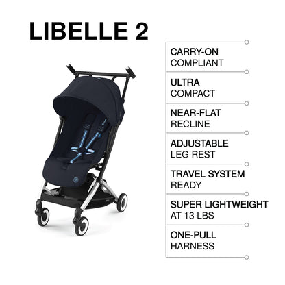 Cybex Libelle 2 Compact Stroller - Dark Blue