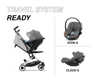 Cybex Libelle 2 Compact Stroller - Fog Grey