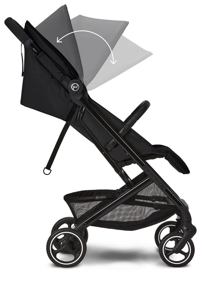 Cybex Libelle 2 Compact Stroller + Travel Bag Bundle - Lava Grey