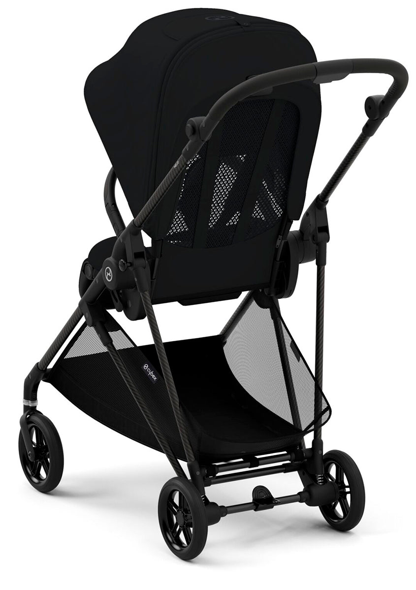 Cybex Melio Carbon 3 Stroller - Moon Black