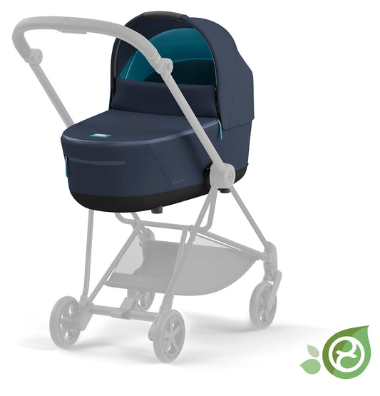 Cybex MIOS 3 Lux Carry Cot - Conscious Dark Navy