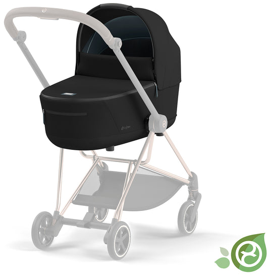 Cybex MIOS 3 Lux Carry Cot - Conscious Onyx Black