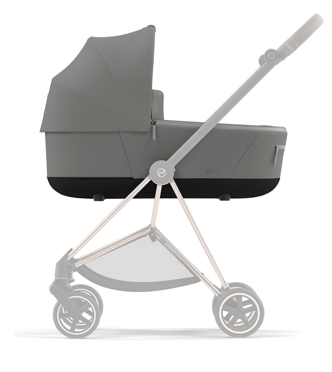 Cybex Mios 3 Lux Carry Cot - Conscious Pearl Grey