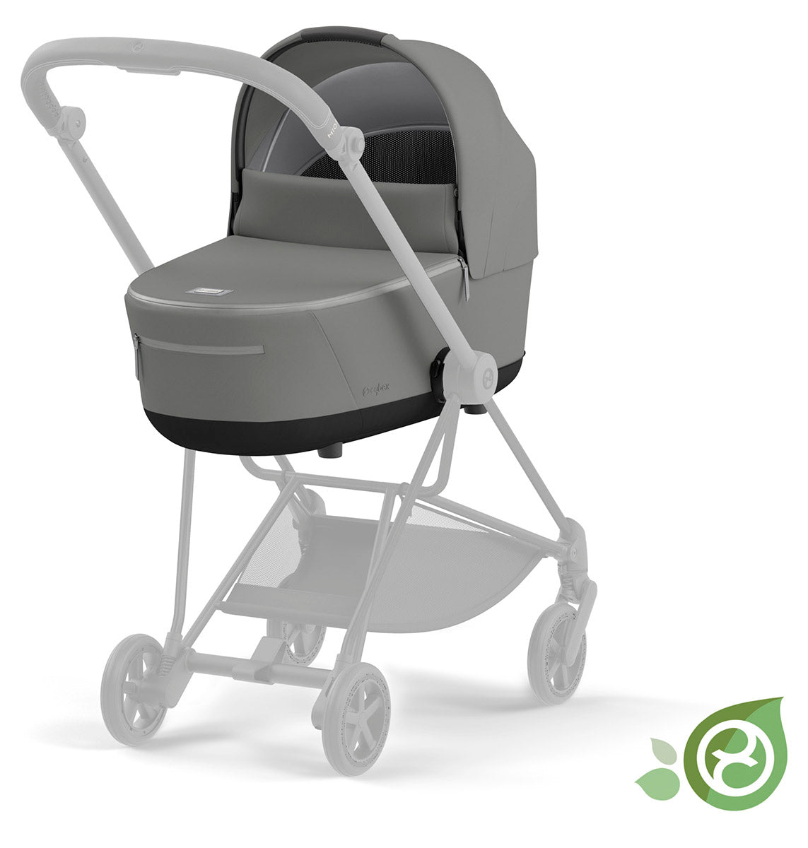 Cybex Mios 3 Lux Carry Cot - Conscious Pearl Grey