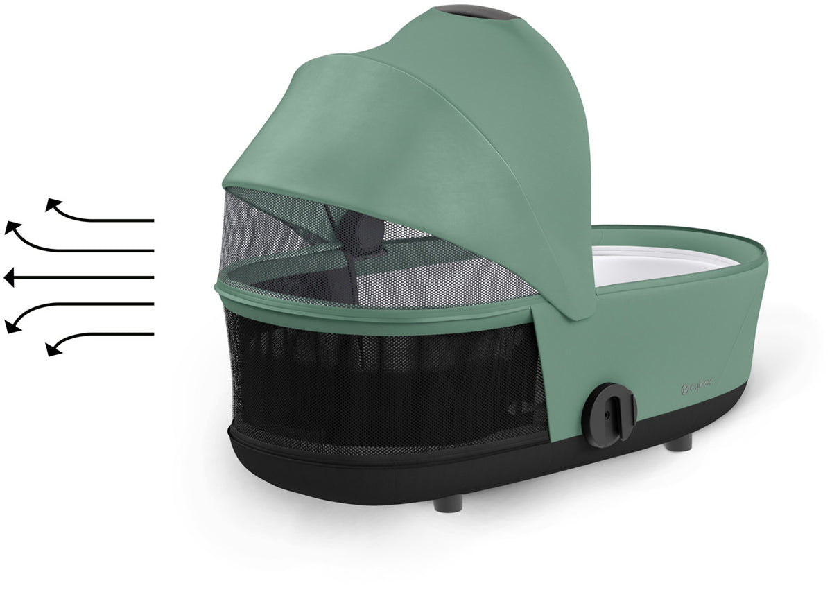 Cybex Mios 3 Lux Carry Cot - Leaf Green