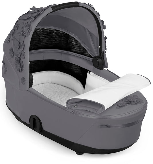 Cybex Mios 3 Lux Carry Cot - Simply Flowers Dream Grey