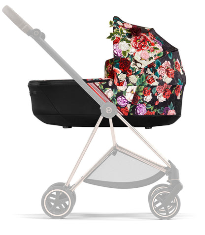 Cybex Mios 3 Lux Carry Cot - Spring Blossom Dark