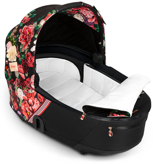 Cybex Mios 3 Lux Carry Cot - Spring Blossom Dark