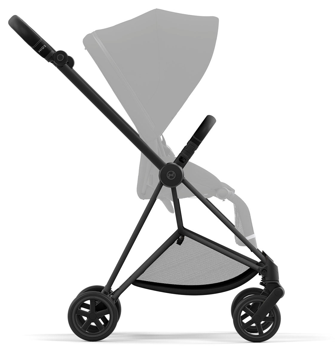 Cybex Mios 3 Stroller Frame - Matte Black / Black