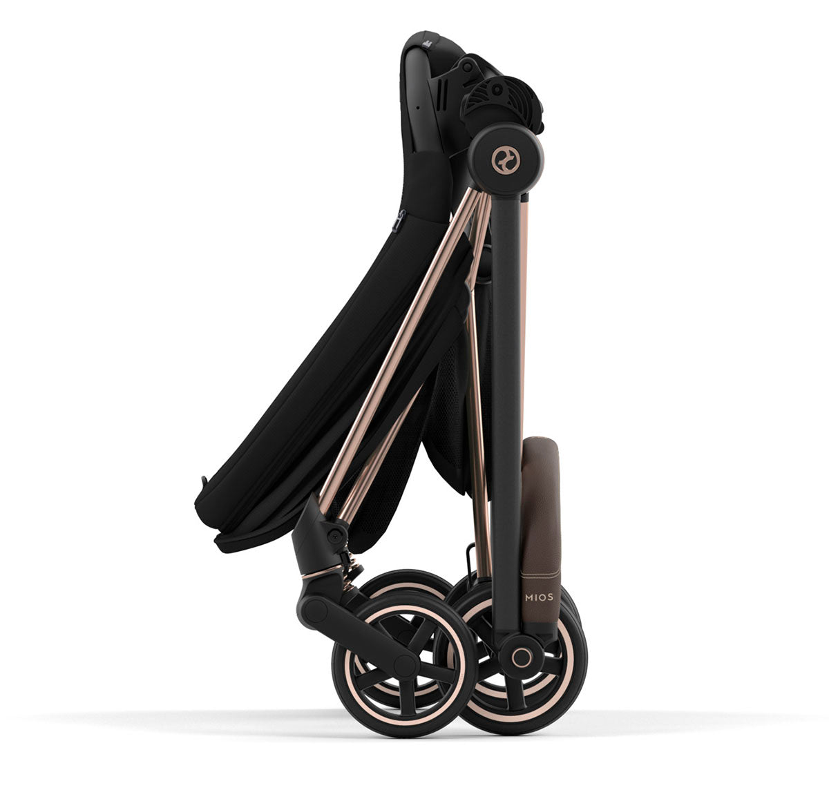 Cybex Mios 3 Stroller (One Box) - Rose Gold / Brown / Deep Black