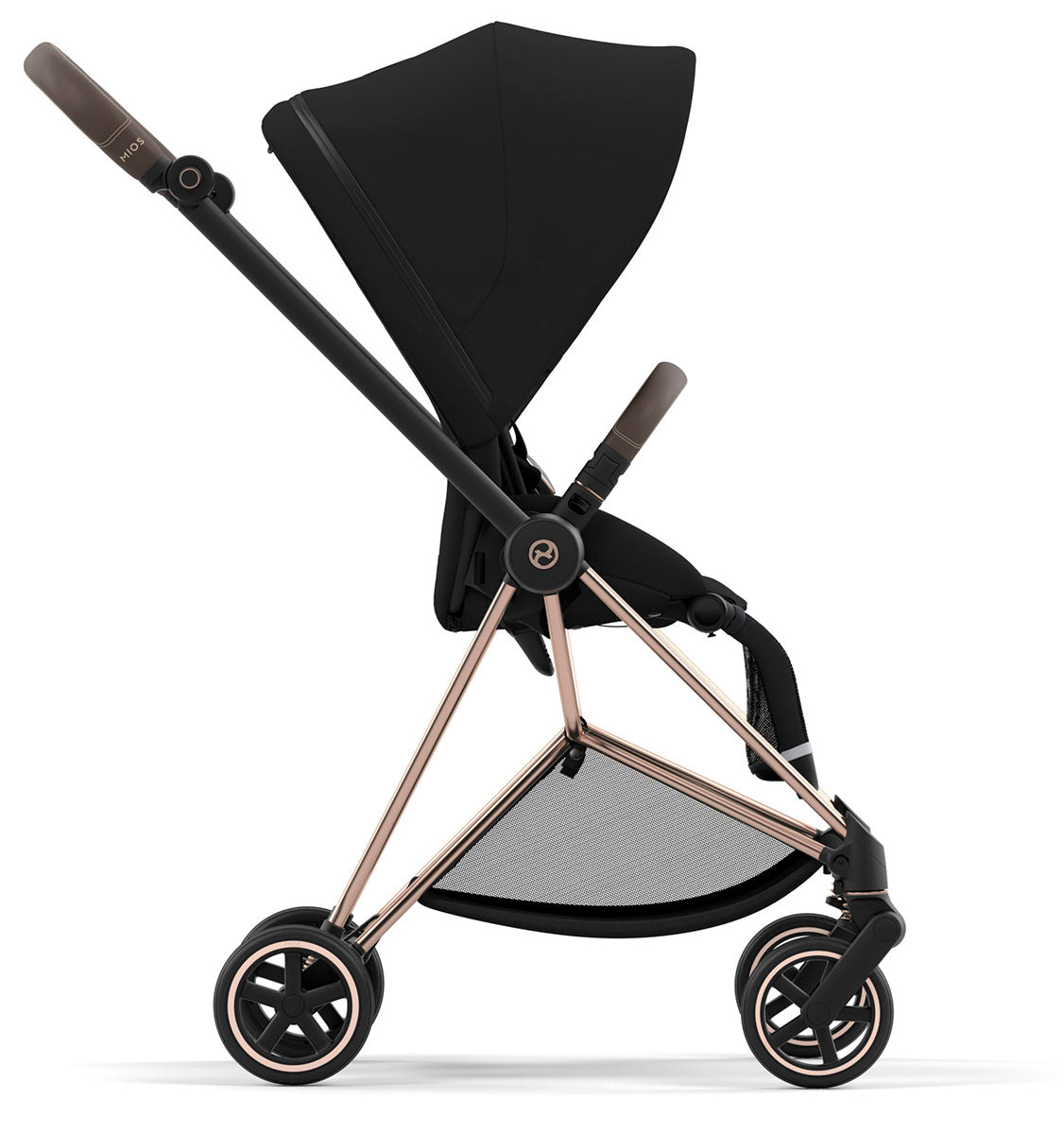 Cybex Mios 3 Stroller (One Box) - Rose Gold / Brown / Deep Black