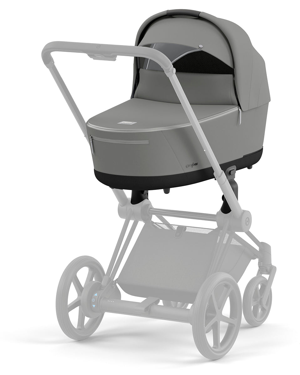 Cybex Priam 4 / ePriam 2 Lux Carry Cot - Conscious Pearl Grey