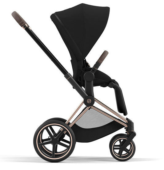 Cybex Priam 4 Stroller (One Box) - Rose Gold / Brown / Deep Black