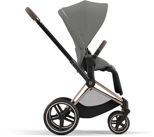 Cybex Priam 4 Stroller (One Box) - Rose Gold / Brown / Soho Grey