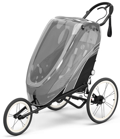 Cybex Zeno Multisport Trailer Bundle - Black Frame + Medal Grey Seat Pack