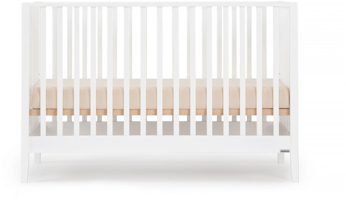 dadada Lala 3-in-1 Convertible Crib - White